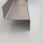 Preview: Z-Profil aus V2A Edelstahl blank 1mm stark