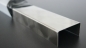 Preview: Edelstahl U-Profil V2A D50 marmoriert 0,80mm