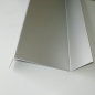 Preview: Z-Profil aus Aluminium silber natur eloxiert 1,0mm stark