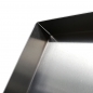 Preview: Aluminium glatt natur Wanne oder Deckel 2,5mm gekantet