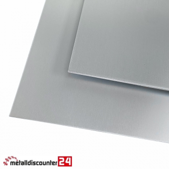 Aluminium Glattblech Eloxiert silber