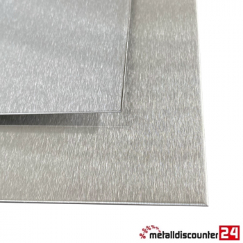 Aluminium Riffelblech Duett gebeizt 1,5/2,5mm stark
