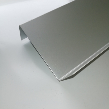 Z-Profil aus Aluminium silber natur eloxiert 2,0mm stark