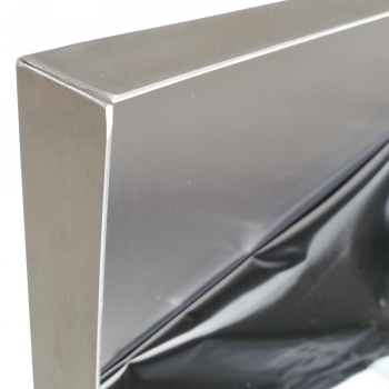 Aluminium glatt natur Wanne oder Deckel 2,5mm gekantet