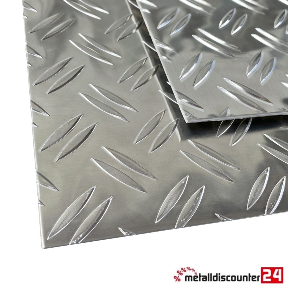 Blechmanager - Aluminium Riffelblech Duett 1,5/2,0mm nach Maß