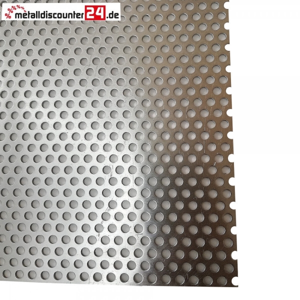 Kostenloser Zuschnitt nach Maß 1,5mm stark Günstige Lochbleche RV5-8 Aluminium