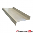 Z-Profil aus Stahl verzinkt 1,5 mm Stärke